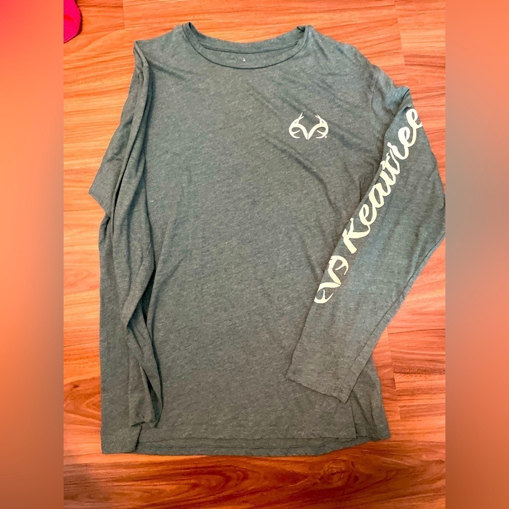 Realtree Women’s  Teal Long Sleeve Shirt size L